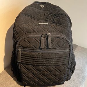 Vera Bradley black large back pack